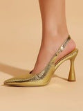 Khloe Mules Stiletto High Heel Shoe - Fashion Pov