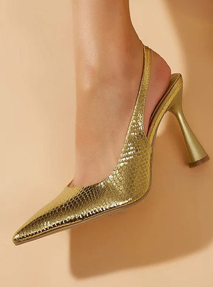 Khloe Mules Stiletto High Heel Shoe - Fashion Pov