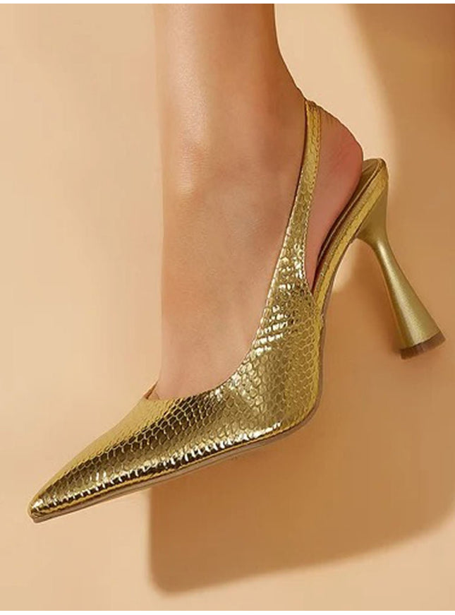 Khloe Mules Stiletto High Heel Shoe - Fashion Pov