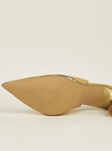 Khloe Mules Stiletto High Heel Shoe - Fashion Pov