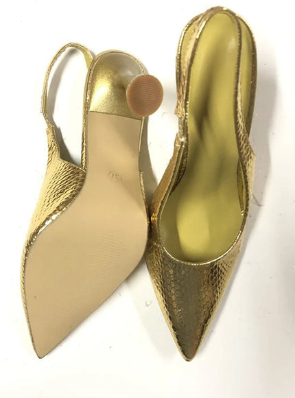 Khloe Mules Stiletto High Heel Shoe - Fashion Pov