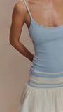 Lana Striped Ruffle Mini Dress - Fashion Pov
