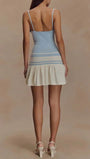 Lana Striped Ruffle Mini Dress - Fashion Pov