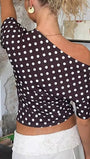 Laney Off - Shoulder Polka Dot Top - Fashion Pov