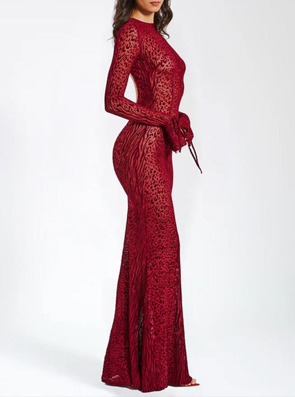 Laura Backless Bodycon Maxi Dress - Fashion Pov