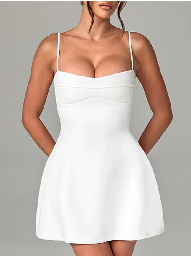 Laura Off Shoulder Backless Mini Dress - Fashion Pov