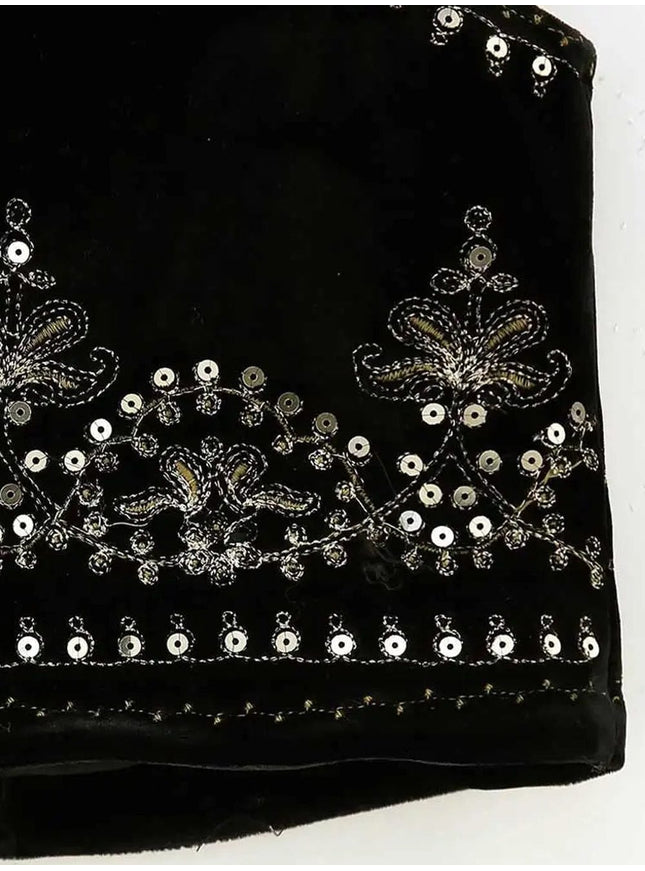 Layla Sequin Floral Vest Top - Fashion Pov