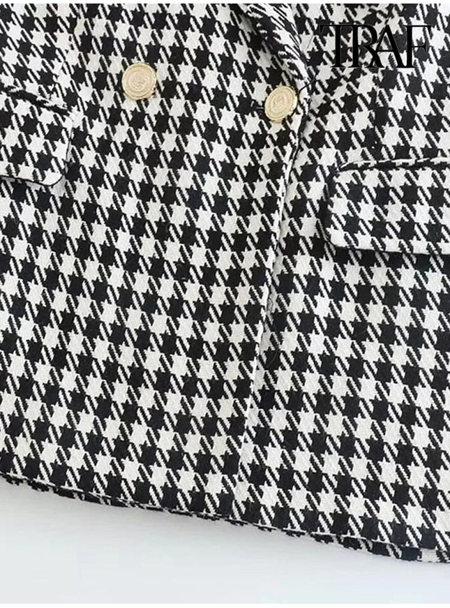 Leah Double Breasted Blazer - Fashion Pov