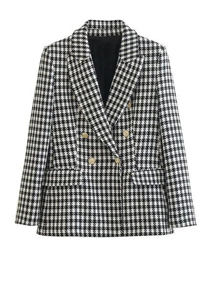 Leah Double Breasted Blazer - Fashion Pov