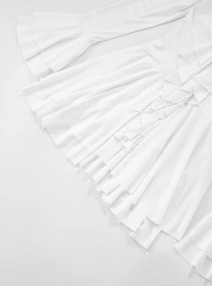 Lennon Ruffled Mini Dress - Fashion Pov