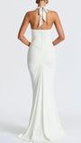 Liana Deep - V Halter Maxi Dress - Fashion Pov