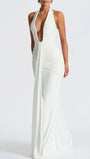 Liana Deep - V Halter Maxi Dress - Fashion Pov