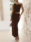 Lila Sleeveless Maxi Dress