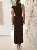 Lila Sleeveless Maxi Dress - Fashion Pov