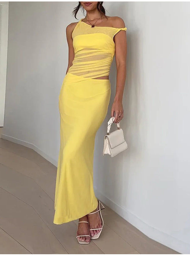 Lila Sleeveless Maxi Dress - Fashion Pov
