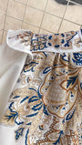 Liliana Ruffle Single Breasted Midi Dress - Fashion Pov