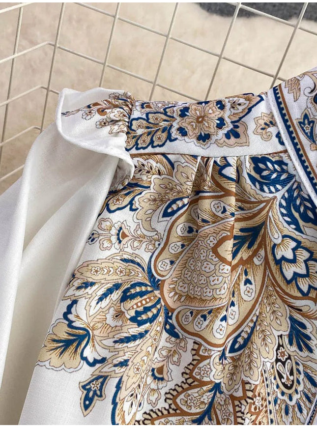 Liliana Ruffle Single Breasted Midi Dress - Fashion Pov