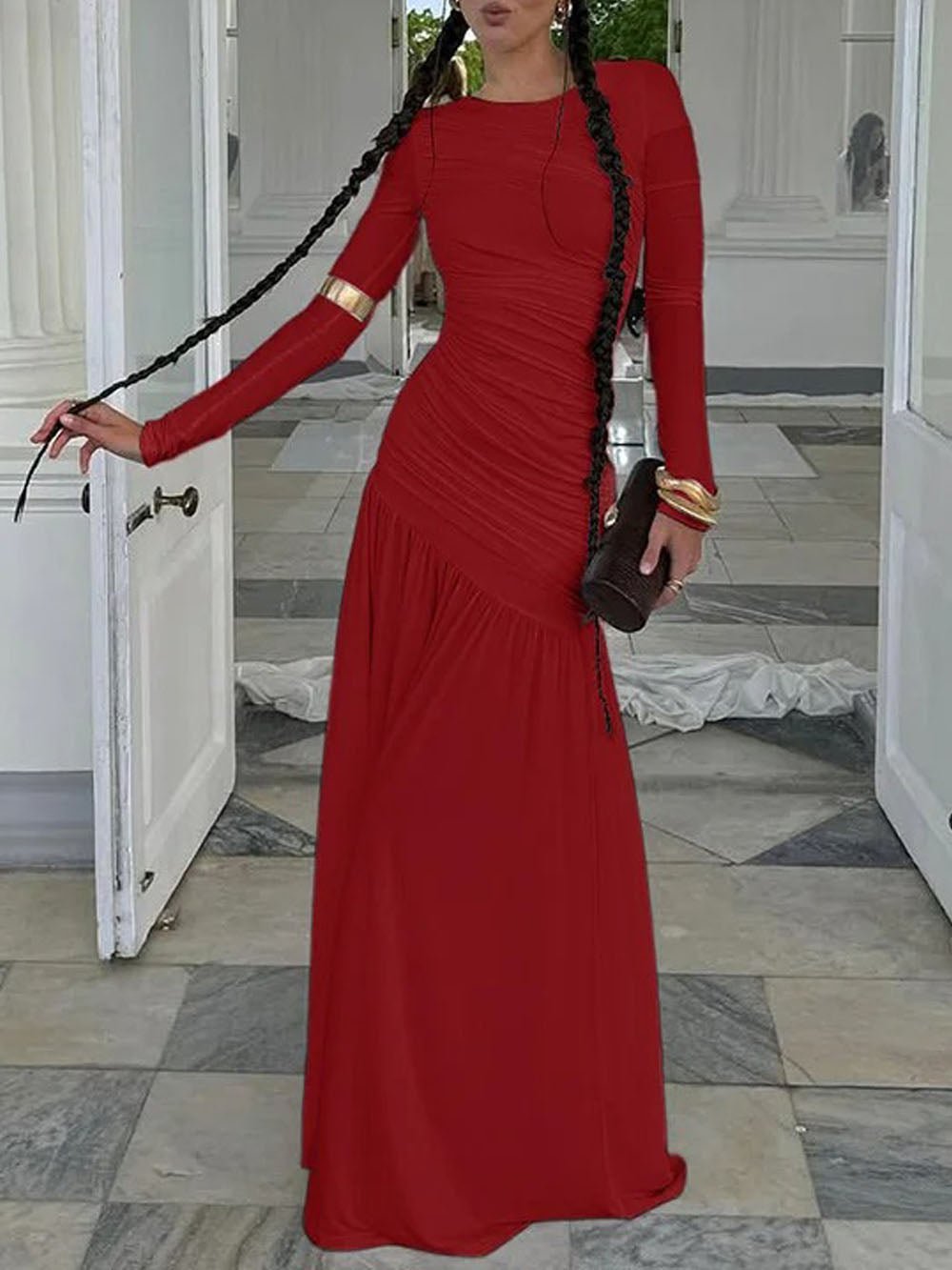 Lilith Long Sleeve Maxi Dress - Fashion Pov