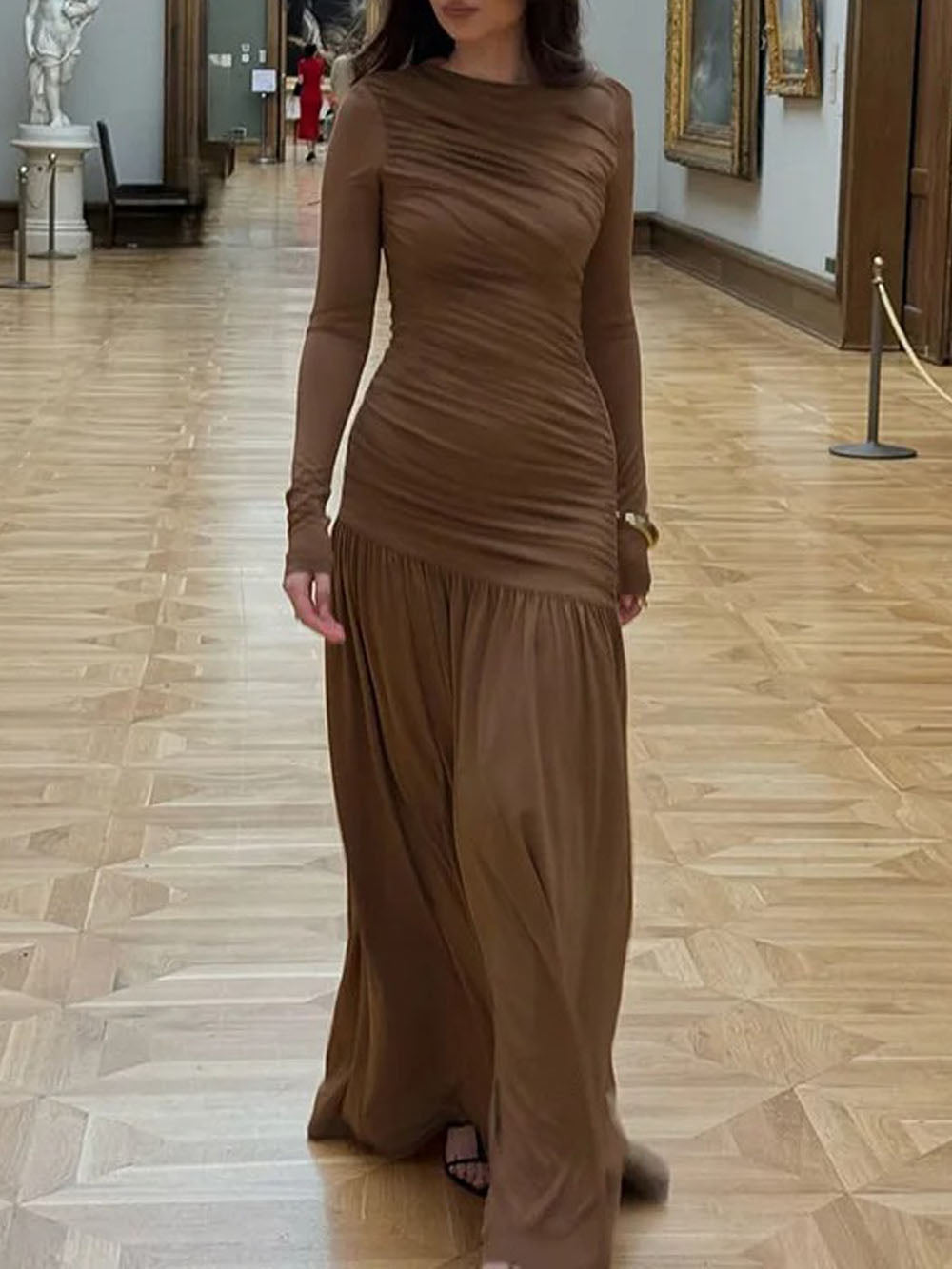 Lilith Long Sleeve Maxi Dress - Fashion Pov