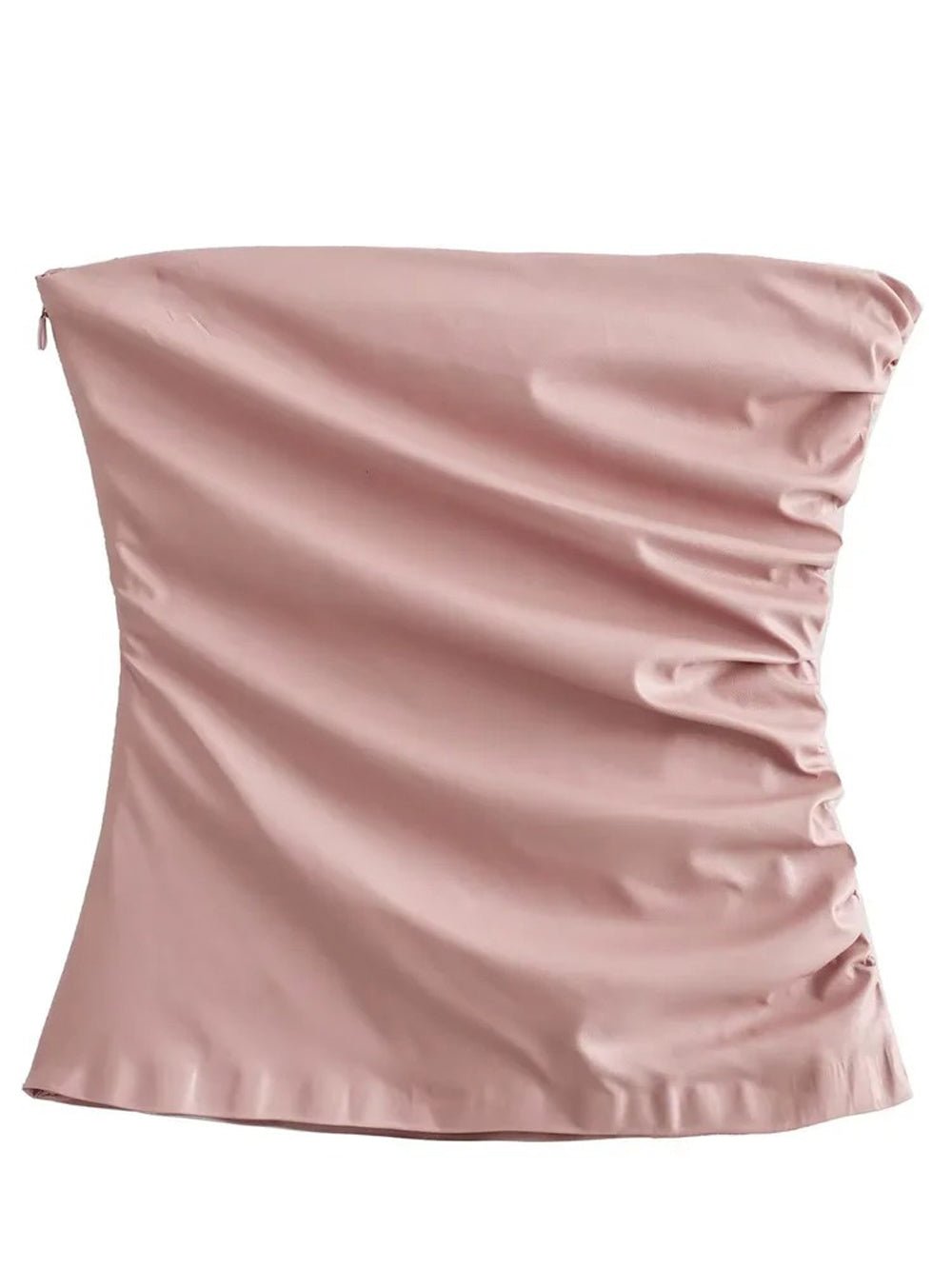 Lillian Leather Short Top - Fashion Pov