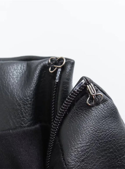 Lillian Leather Short Top - Fashion Pov