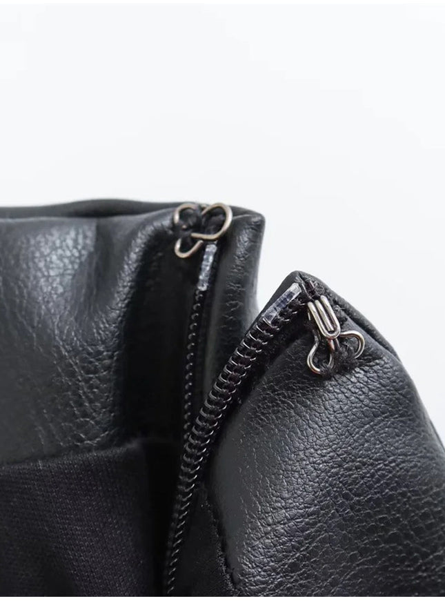 Lillian Leather Short Top - Fashion Pov