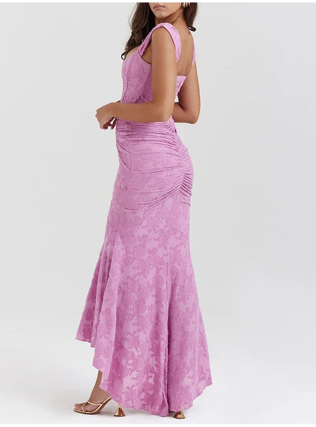 Lilly Off Shoulder Backless Midi Dress - Fashion Pov