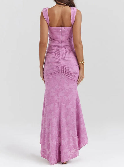 Lilly Off Shoulder Backless Midi Dress - Fashion Pov