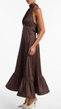 Lilou Polka Dot Halter Maxi Dress - Fashion Pov