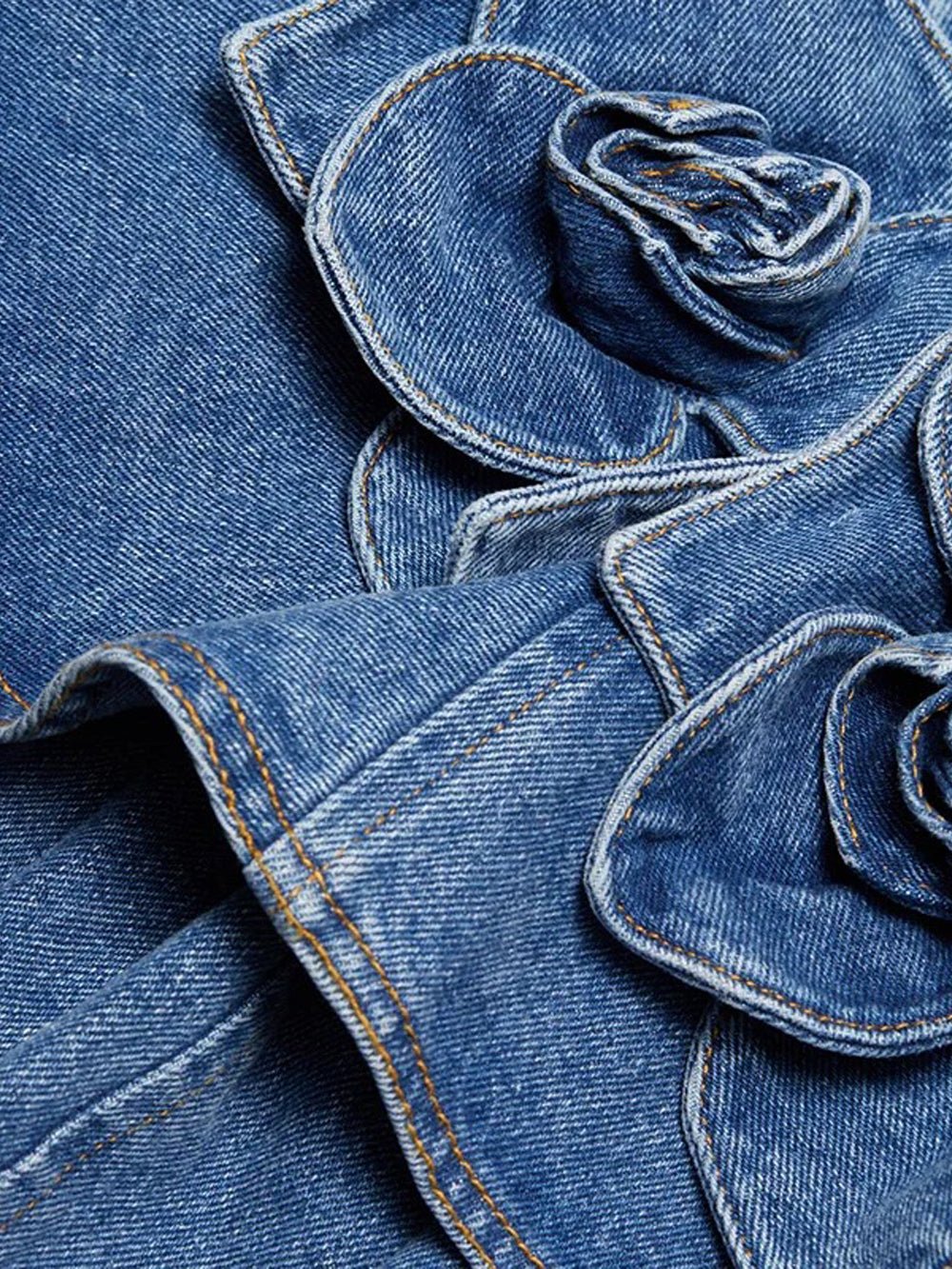 London Denim Mini Dress - Fashion Pov