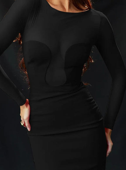 Lucia Backless Split Bodycon Midi Dress - Fashion Pov