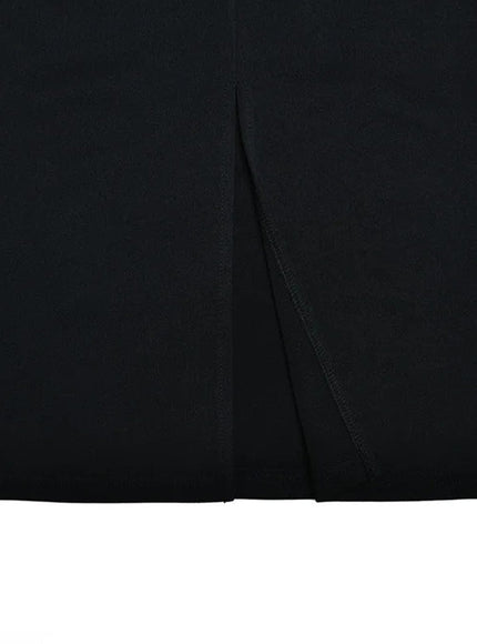 Lucia Backless Split Bodycon Midi Dress - Fashion Pov