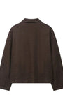Lucia Zip Front Wool - Feel Jacket - Fashion Pov