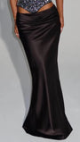 Lucienne Crystal Lace Up Skirt Set - Fashion Pov