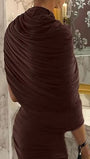 Lucienne Draped One Shoulder Maxi Dress - Fashion Pov
