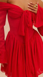 Lucy Off Shoulder Backless Mini Dress - Fashion Pov