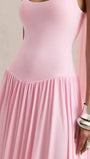 Luna Pleated Drop Waist Maxi Dress - Fashion Pov