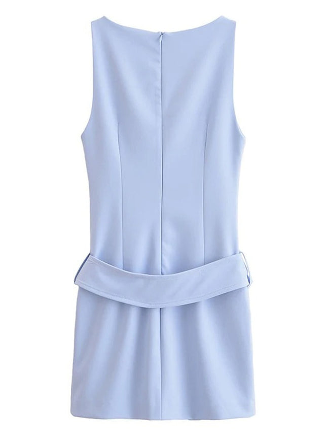 Luna Sleeveless Mini Dress - Fashion Pov