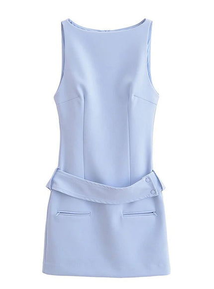 Luna Sleeveless Mini Dress - Fashion Pov