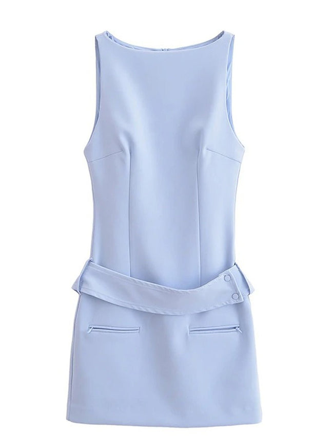 Luna Sleeveless Mini Dress - Fashion Pov
