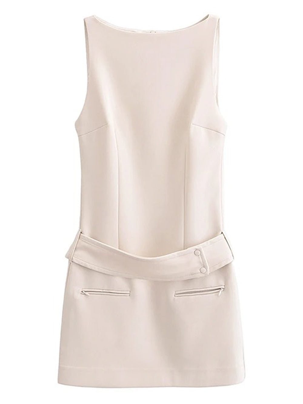 Luna Sleeveless Mini Dress - Fashion Pov