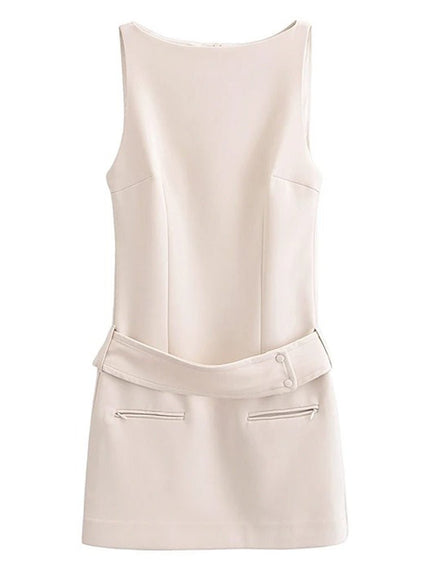 Luna Sleeveless Mini Dress - Fashion Pov