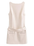 Luna Sleeveless Mini Dress - Fashion Pov