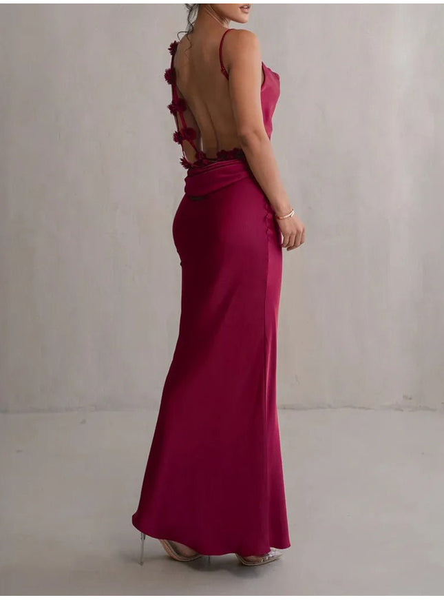 Madeleine Backless Bodycon Maxi Dress - Fashion Pov