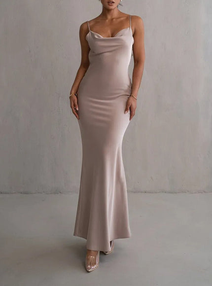 Madeleine Backless Bodycon Maxi Dress - Fashion Pov