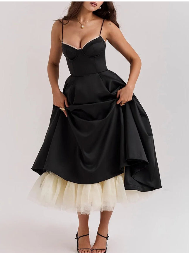 Madeline Backless Midi Dress - Fashion Pov