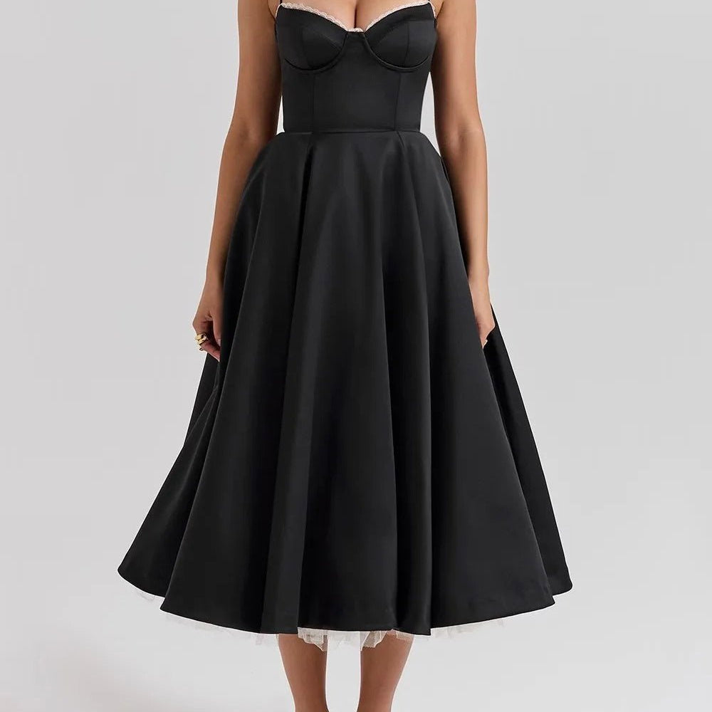 Madeline Backless Midi Dress - Fashion Pov