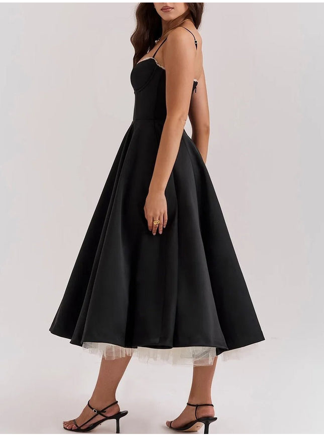 Madeline Backless Midi Dress - Fashion Pov
