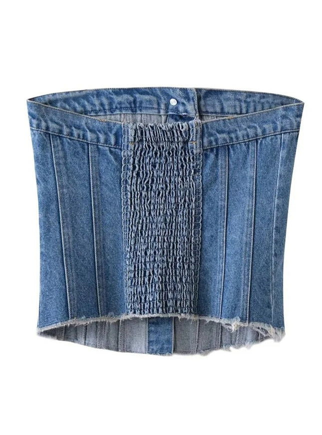 Madeline Denim Tank Top - Fashion Pov