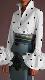 Madeline Flared Sleeves Shirt - Fashion Pov